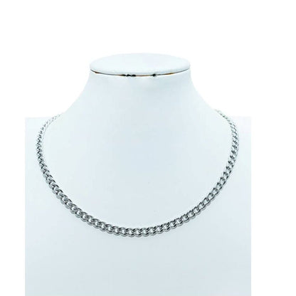 Stainless Steel Curb Chain Necklace