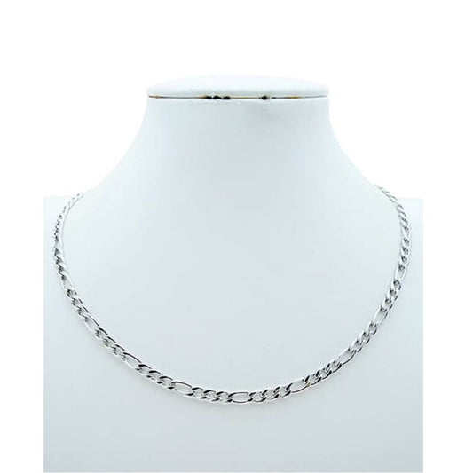 Stainless Steel Figaro Chain Necklace