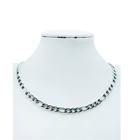 Stainless Steel Figaro Chain Necklace