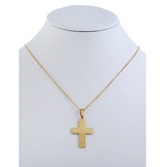 TN505G - Stainless Steel Cross Necklace