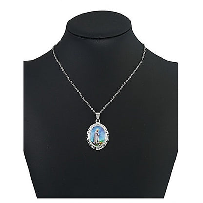 TN396 - Our Lady Of Guadalupe Stainless Steel Necklace