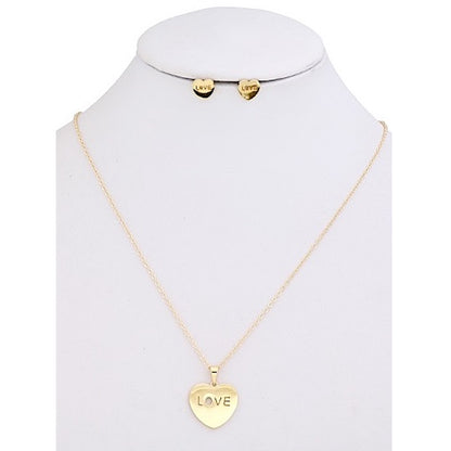 TN906 - Stainless Steel Heart Love Necklace