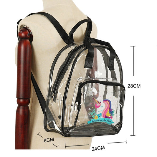 TP287 - Clear Unicorn Backpack