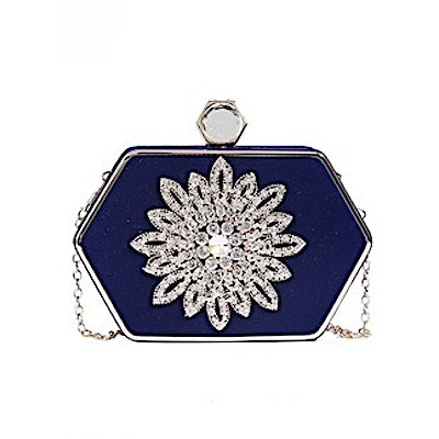 TP164 - Crystal Flower Evening Bag