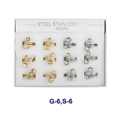 TR1612 - Stainless Steel Twist Ring