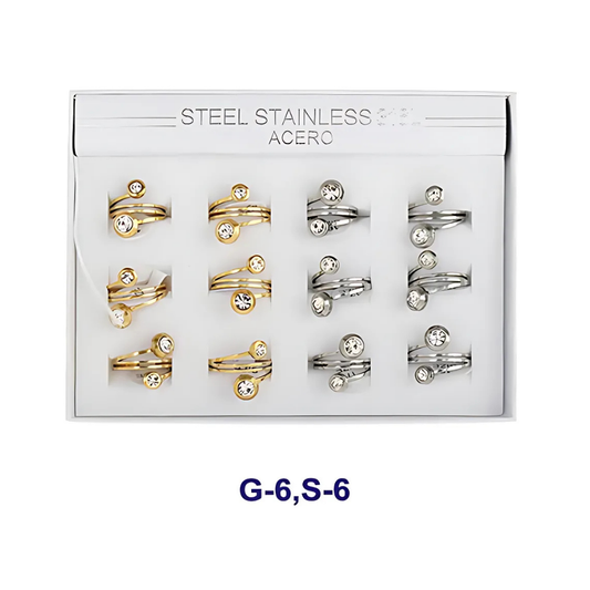 TR1612 - Stainless Steel Twist Ring