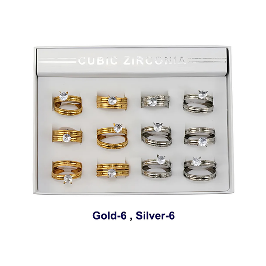 TR1860 - Stainless Steel Sand Blasted Ring