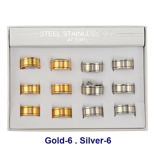 TR1916 - Stainless Steel Band Ring