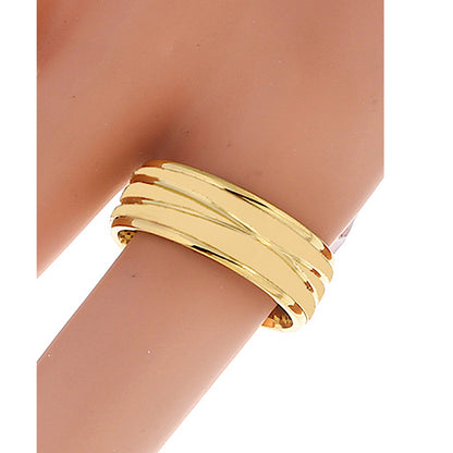 TR1946 - Stainless Steel Groove Band Ring
