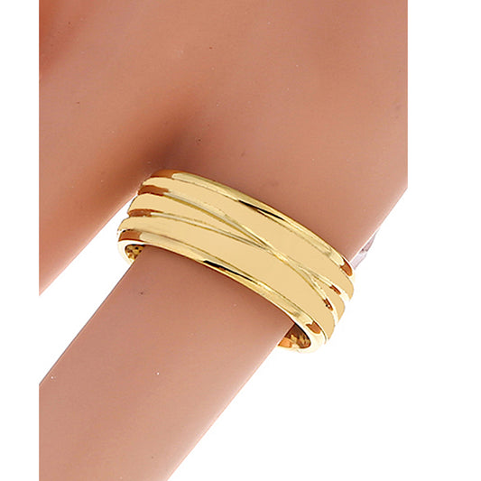 TR1946 - Stainless Steel Groove Band Ring
