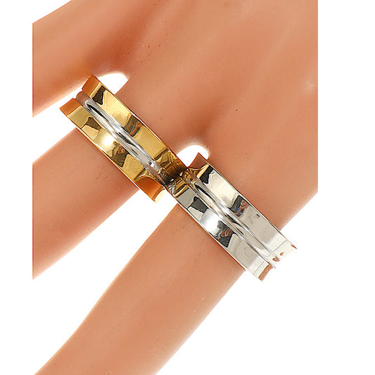 TR1958 - Stainless Steel Groove Band Ring