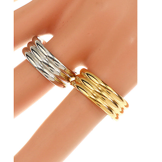 TR1958 - Stainless Steel Groove Ring