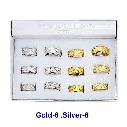 TR1973 - Stainless Steel Brushed Ring