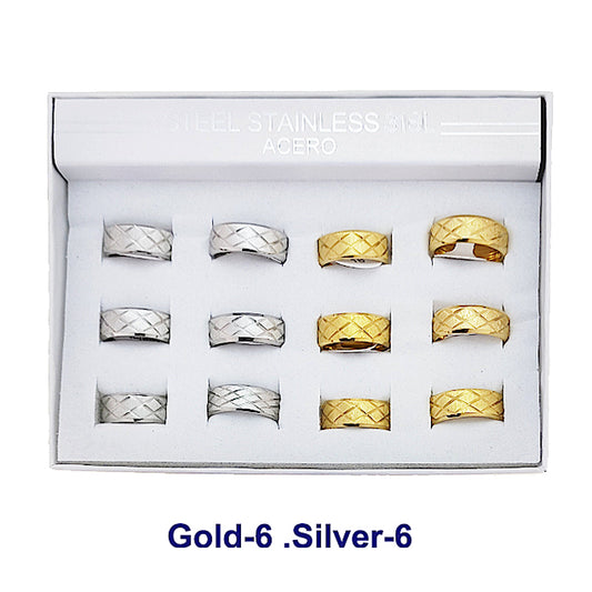 TR1973 - Stainless Steel Brushed Ring