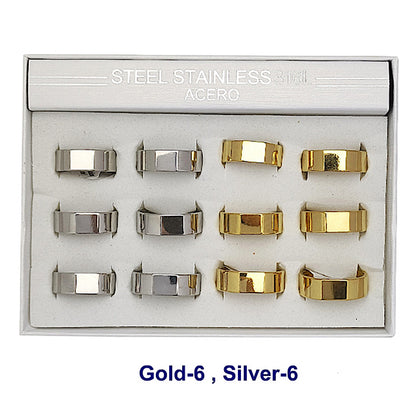 Stainless Steel Band Ring