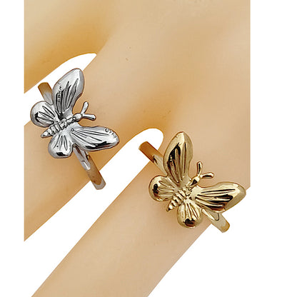 TR2019 - Stainless Steel Butterfly Ring