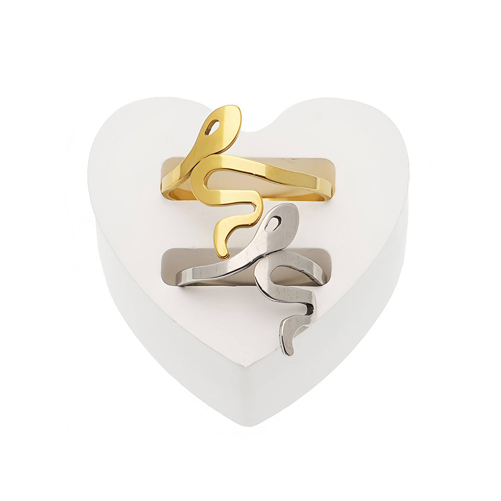 Stainless Steel Snake Ring