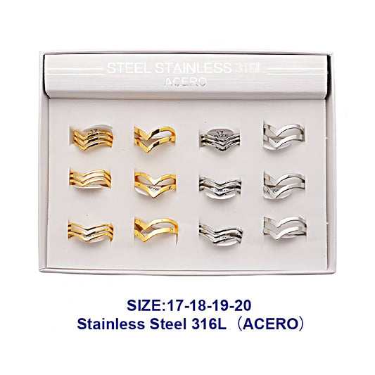 Stainless Steel V-Shape Ring