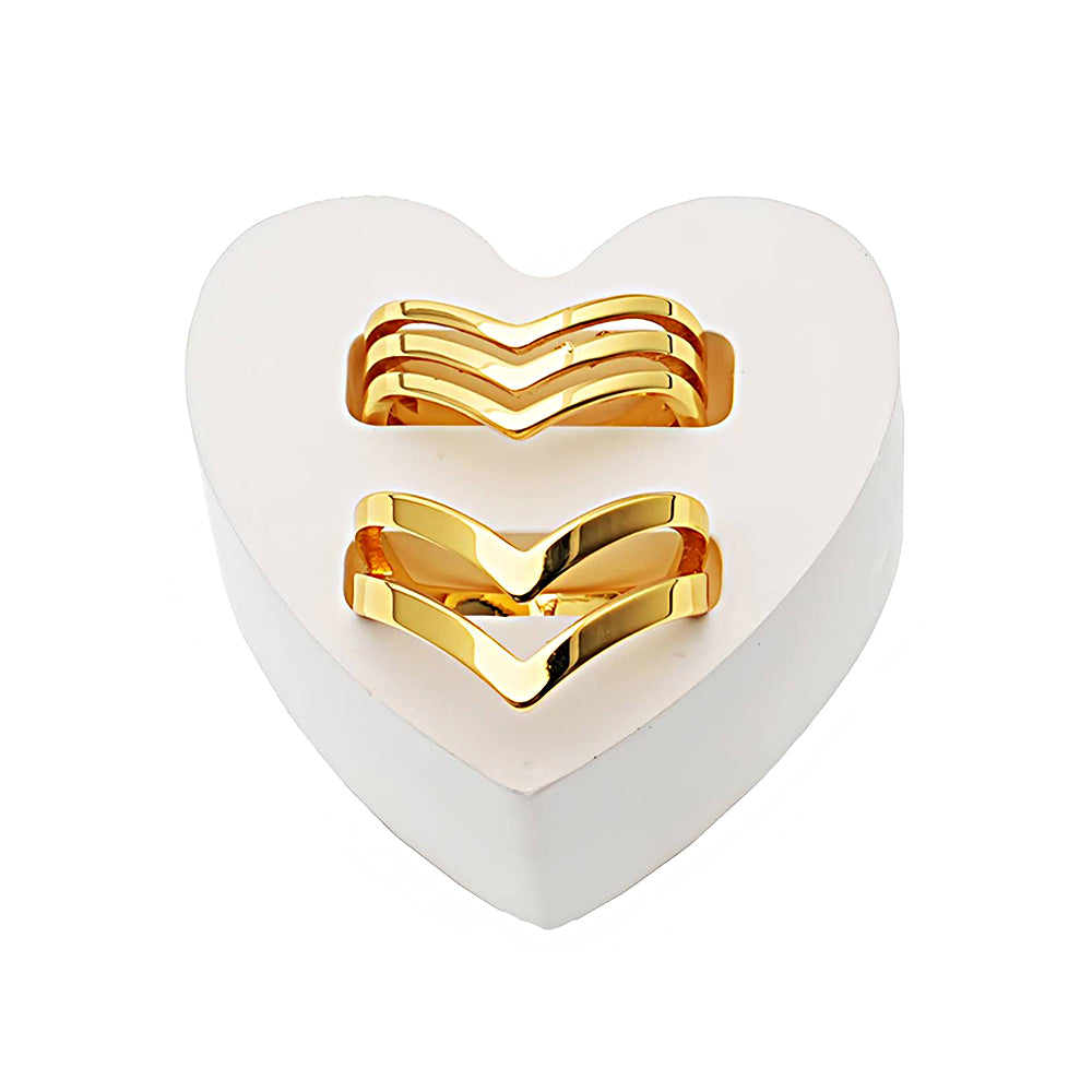 Stainless Steel V-Shape Ring