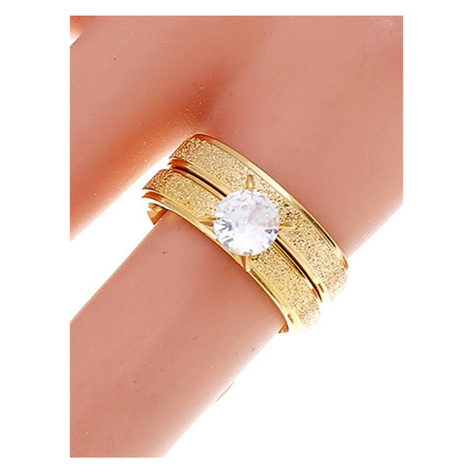 TR999 - Stainless Steel Sand Blasted Ring
