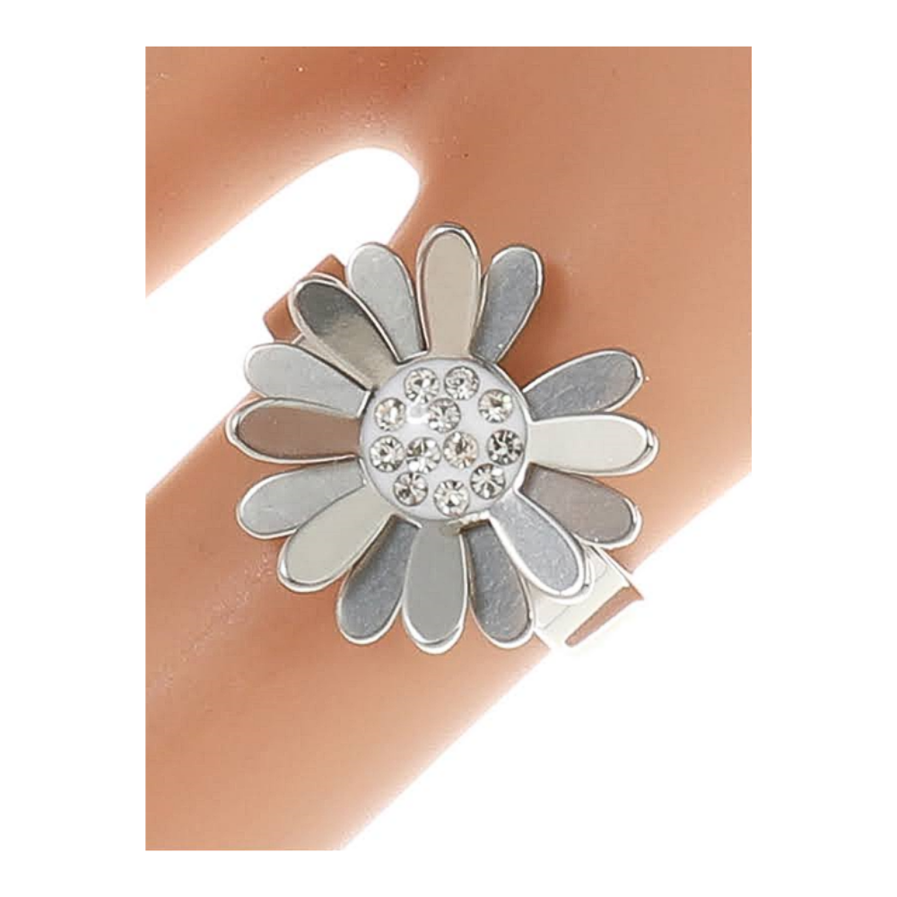 TR1615 - Stainless Steel Daisy Ring