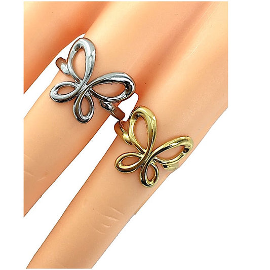 TR5023 - Stainless Steel Butterfly Ring