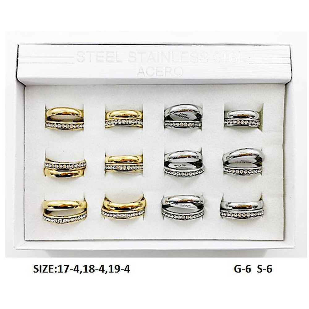 Stainless Steel Band Ring
