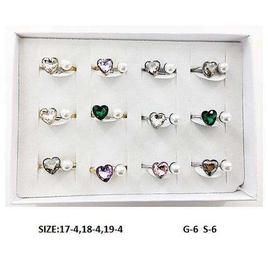 TR5040 - Stainless Steel Heart Ring