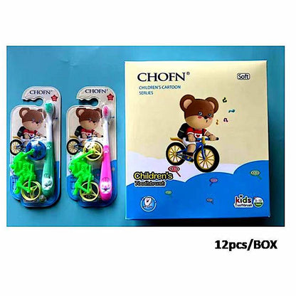 12 PCS Children's Toothbrush & Toy Set