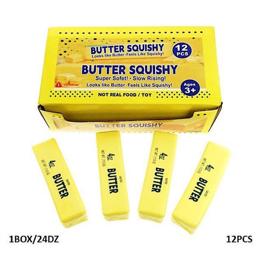 12 PCS Butter Stick Squish Slow Rise Squeeze Toy