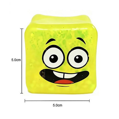 12 PCS Smiling Squeeze Cube Sensory Toy