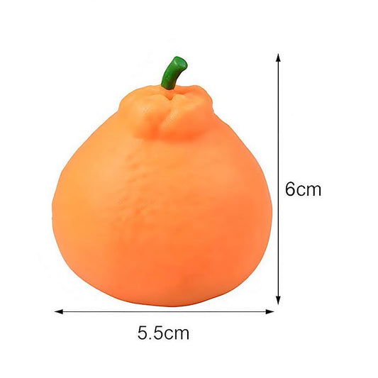 12 PCS Orange Decompression Squish Sensory Toy