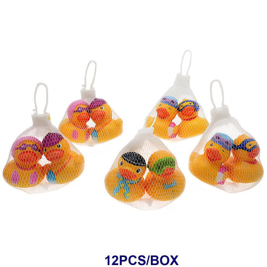 12 PCS Duck Decompression Squish Sensory Toy