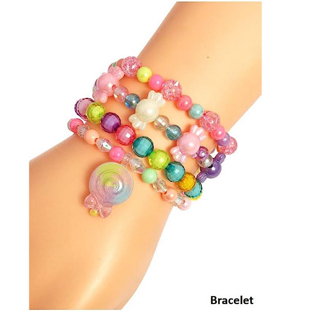 Candy Bead Stretch Bracelet Set