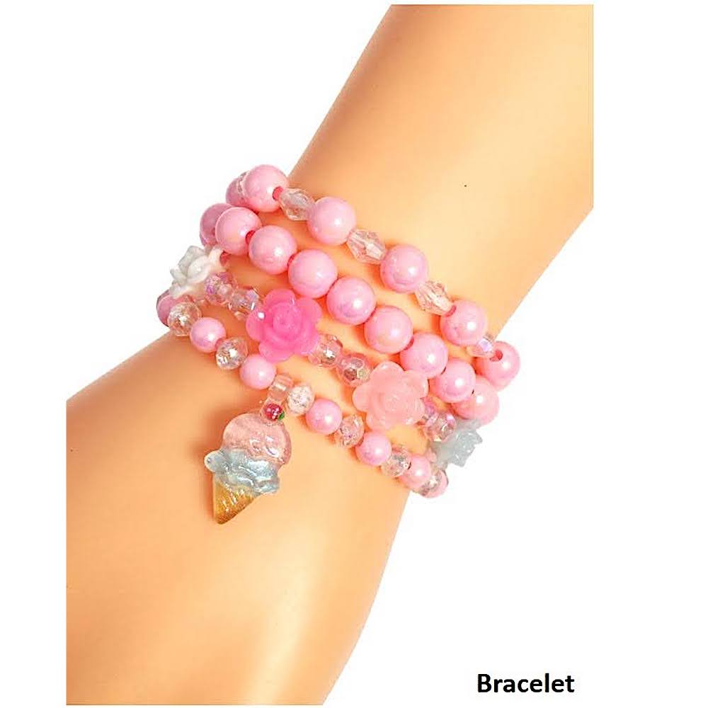 Ice Cream Bead Stretch Bracelet Set