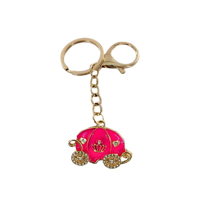YK1038 - Pumpkin Carriage Keychain
