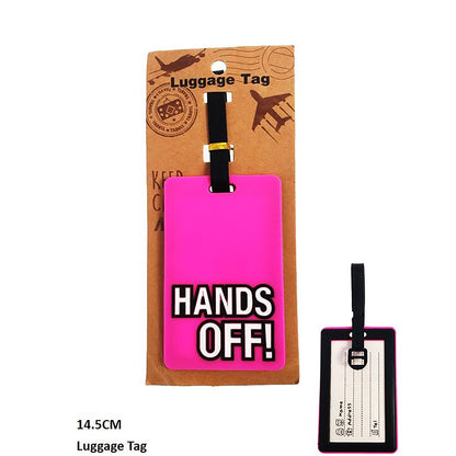 Hands Off Luggage Tags