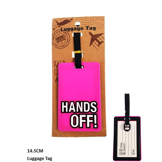 Hands Off Luggage Tags