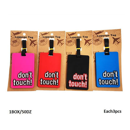 Don't Touch Luggage Tags