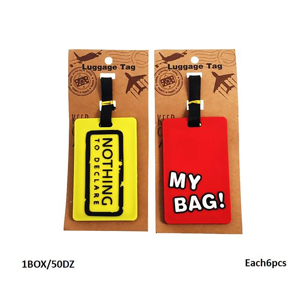 My Bag & Nothing To Declare Luggage Tags