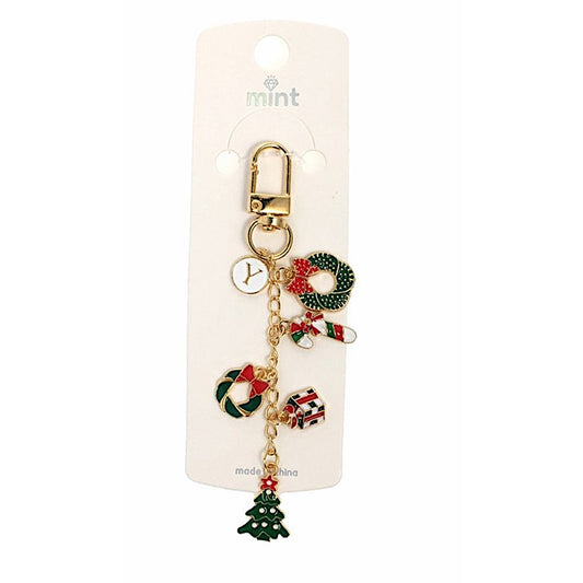 Christmas Charm Dangle Keychain