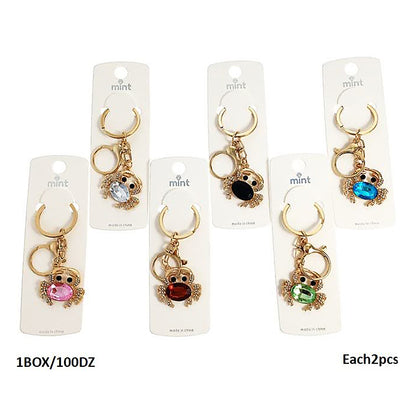 Crystal Crab Keychain