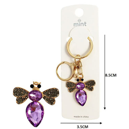 Crystal Insect Keychain