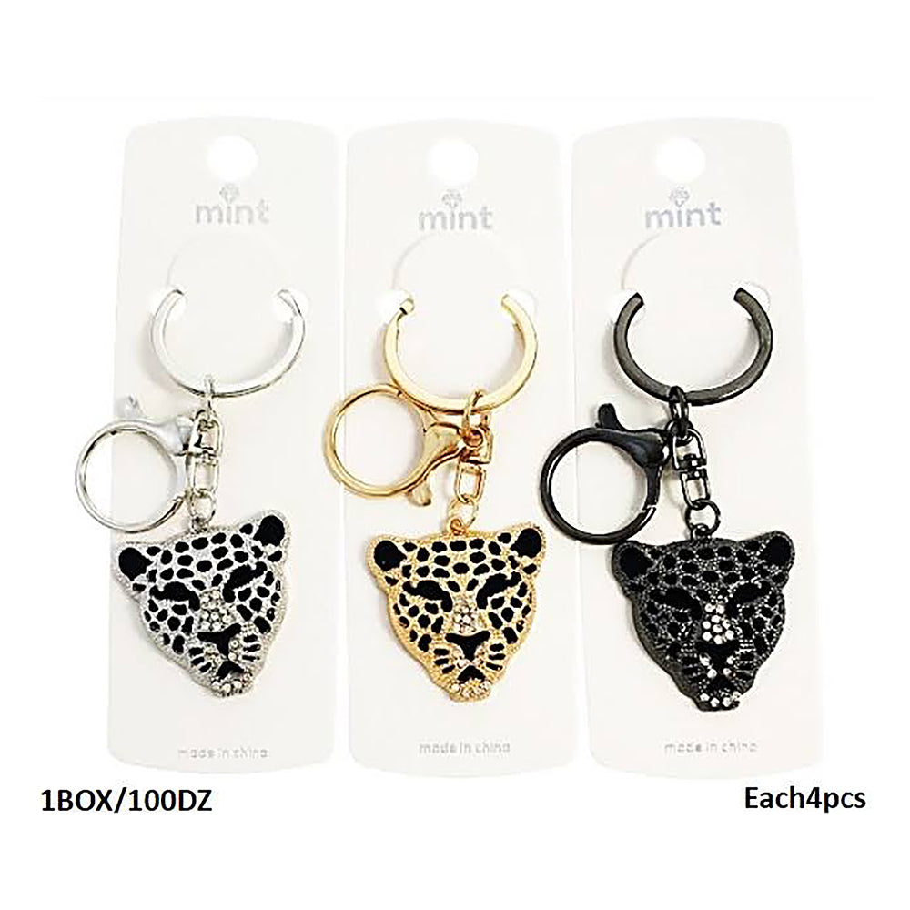 Cheetah Face Keychain