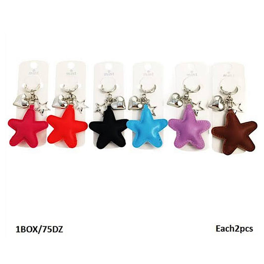 Star Charm Keychain