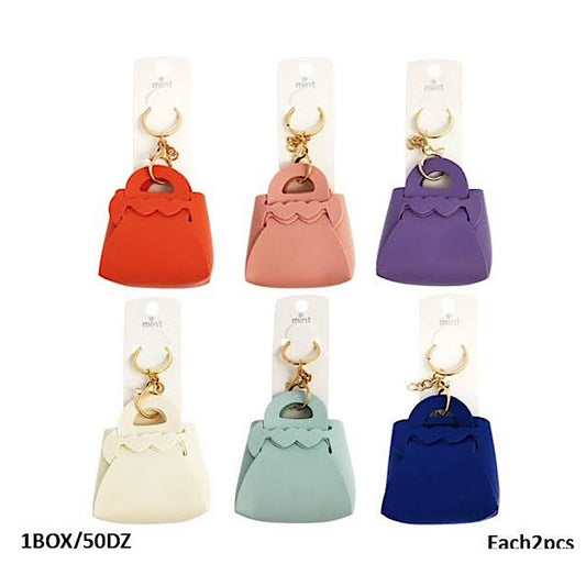 Mini Purse Heart Strap Keychain