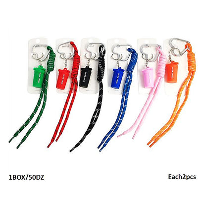 Shaker Bottle Sports Rope Keychain