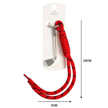Gold Club Sports Rope Keychain