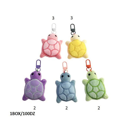 Turtle Plushie Keychain