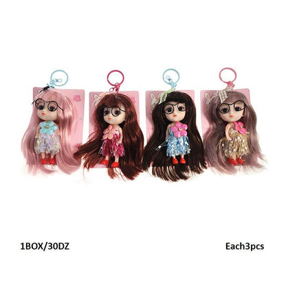 Assorted Mini Dolls Keychain